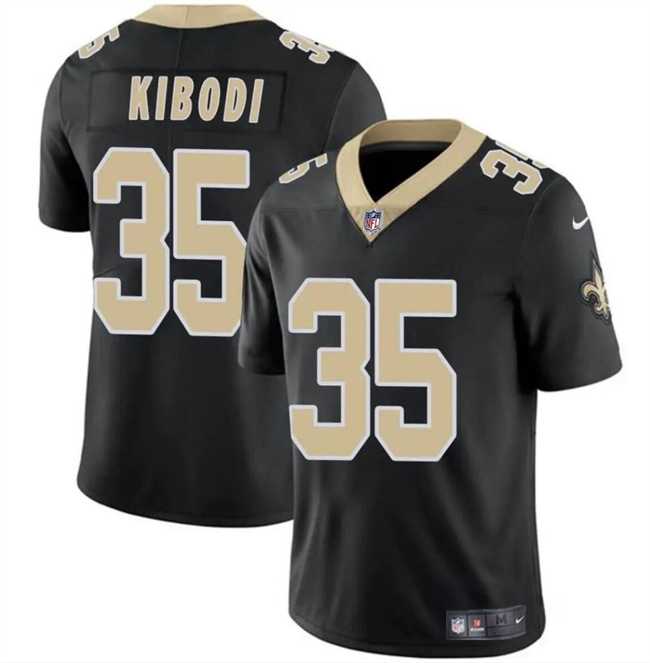 Men & Women & Youth New Orleans Saints #35 Jacob Kibodi Black Vapor Limited Stitched Jersey